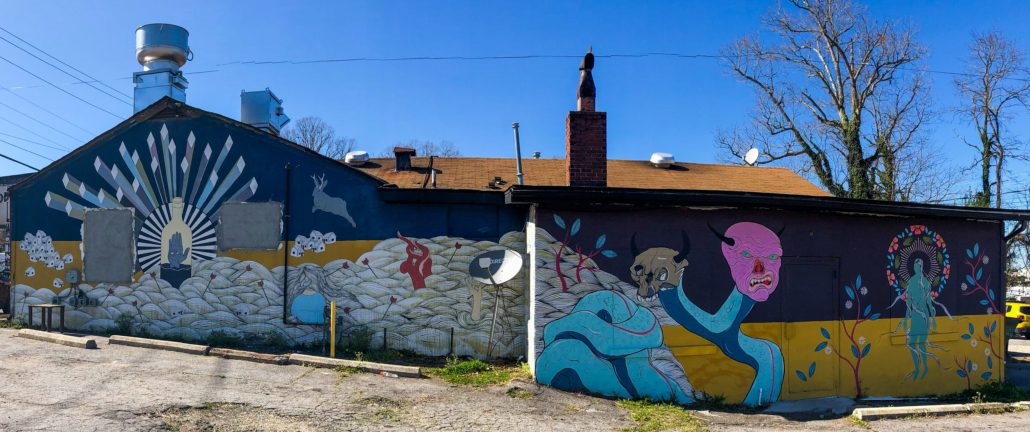 Asheville Vacation Rental Mural